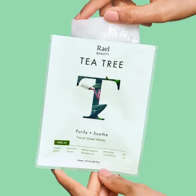 Маска для обличчя з чайного дерева RAEL Tea Tree Face Mask