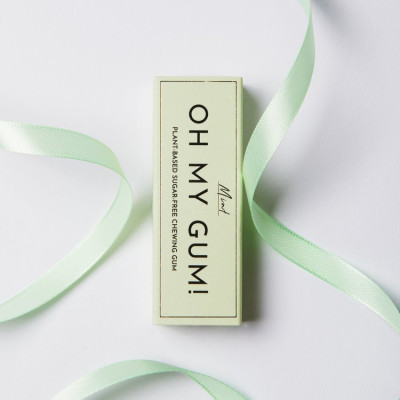 Натуральна жувальна гумка OH MY GUM смак м'ята, 10 подушечок
