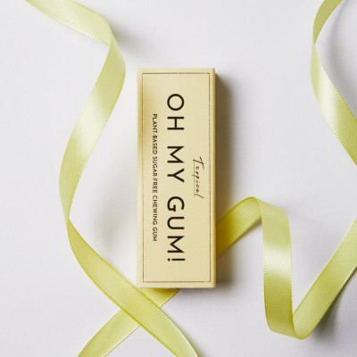 Натуральна жувальна гумка OH MY GUM смак тропік, 10 подушечок