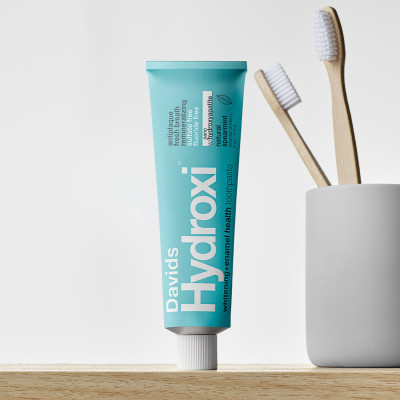 Преміальна зубна паста Davids Hydroxi Whitening+Enamel  зі смаком свіжої м'яти, 113 г
